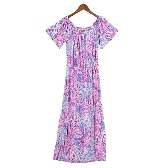 LILLY PULITZER Moriah Maxi Dress Sea You Soon - Picture 1 of 6